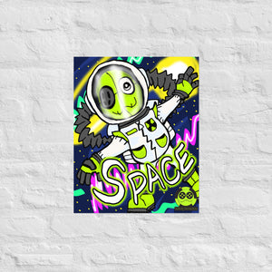 Raggy in Space Poster