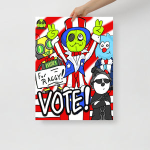 Raggy Vote Poster