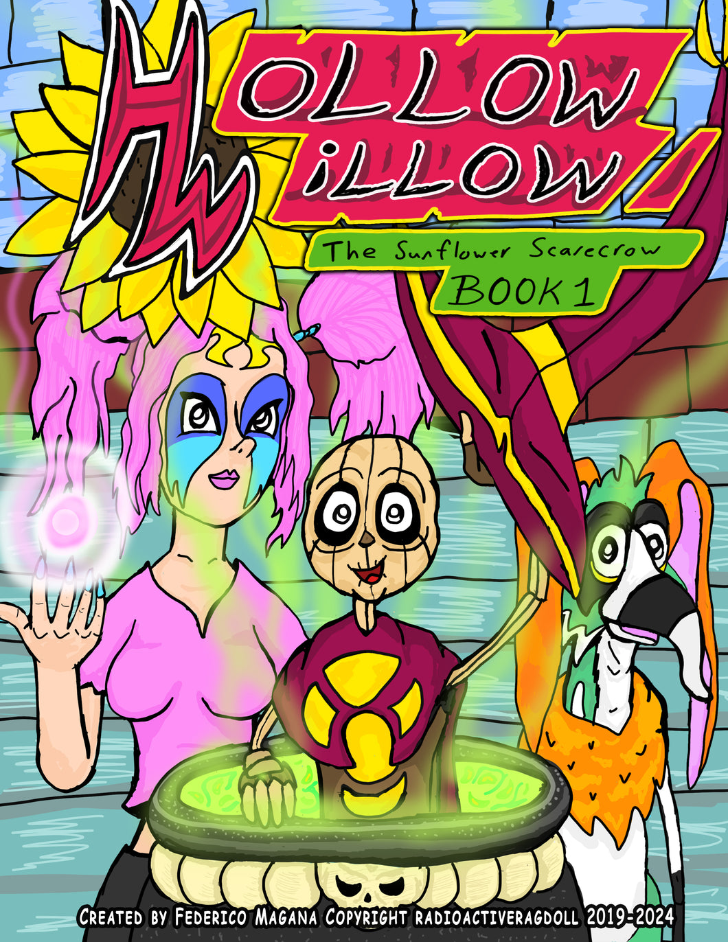 Hollow Willow the Sunflower Scarecrow Book #1