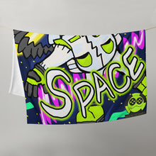 Load image into Gallery viewer, Raggy in Space Throw Blanket
