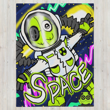 Load image into Gallery viewer, Raggy in Space Throw Blanket
